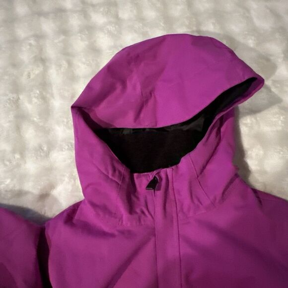 686 Girls Size Large Pink Snowboard Ski Coat Lily Jacket Snow Warm Hood L Purple - Picture 11 of 16